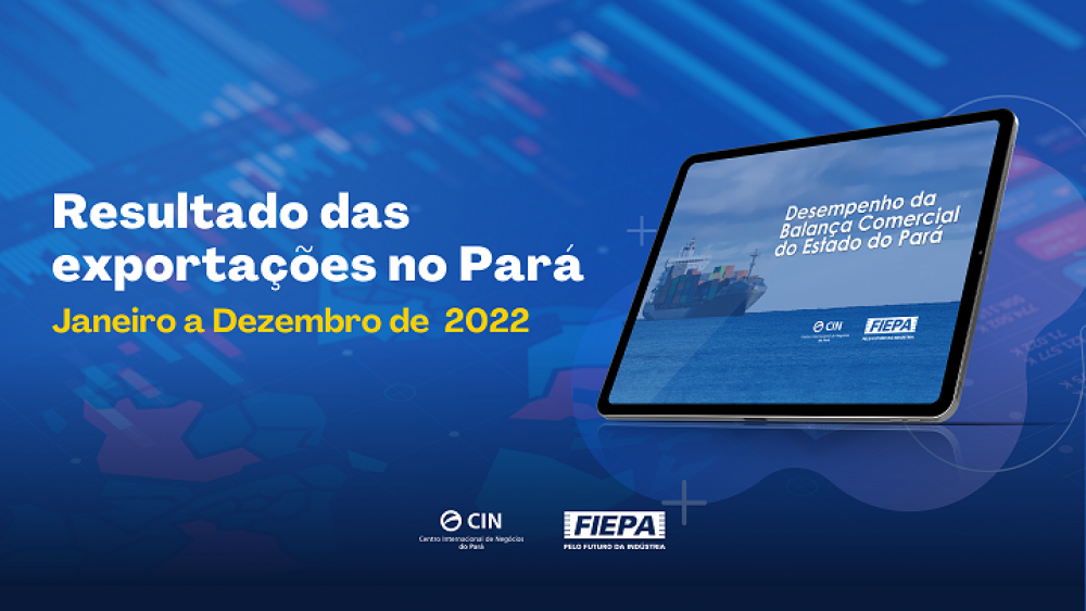 Pará exportou US$ 21.471 bilhões em 2022