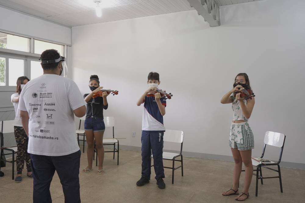 Projeto musical envolve crianças e adolescentes de Oriximiná