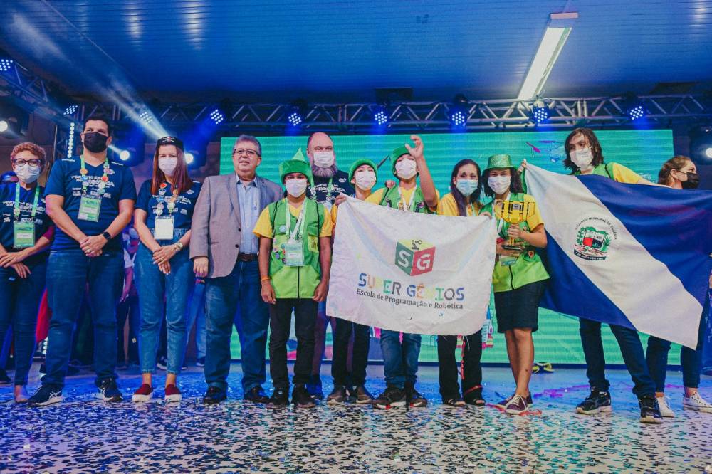 Equipe Green League vence etapa regional do Torneio de Robótica, em Ananindeua
