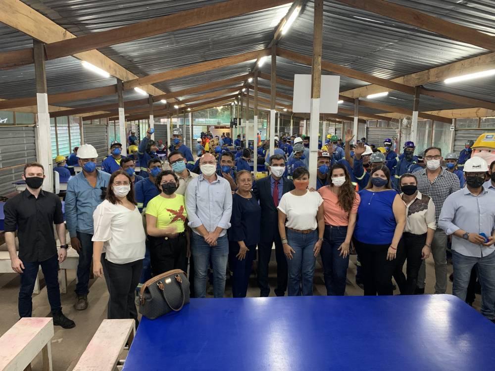 Projeto leva debate sobre saúde e segurança para trabalhadores da construção nos canteiros de obras da grande Belém