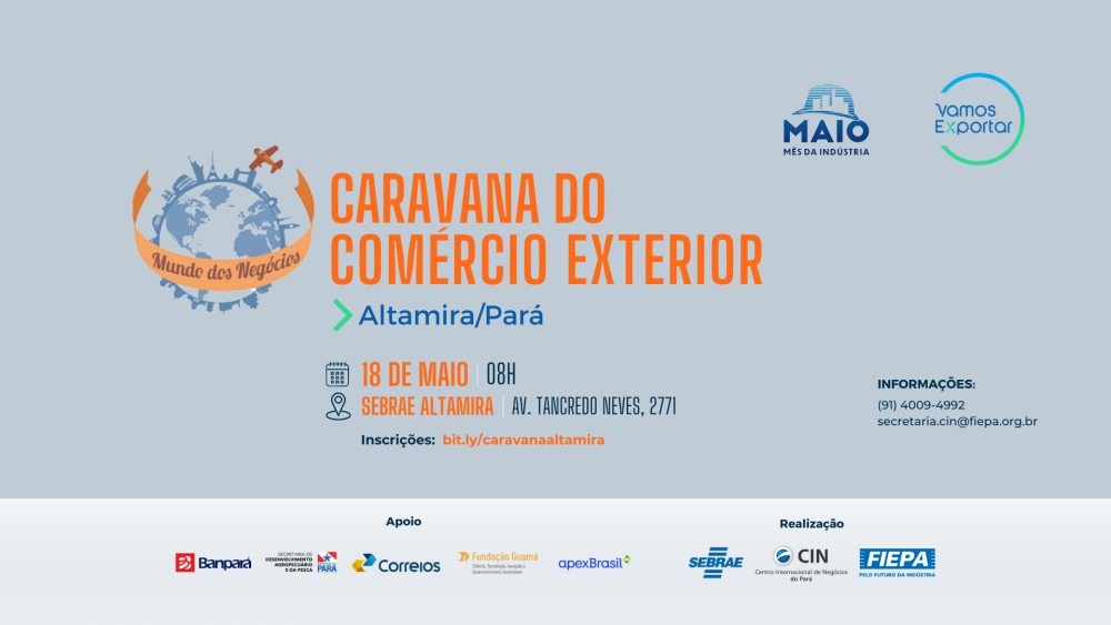 Caravana Comex capacita micros, pequenas e médias empresas exportadoras de Altamira