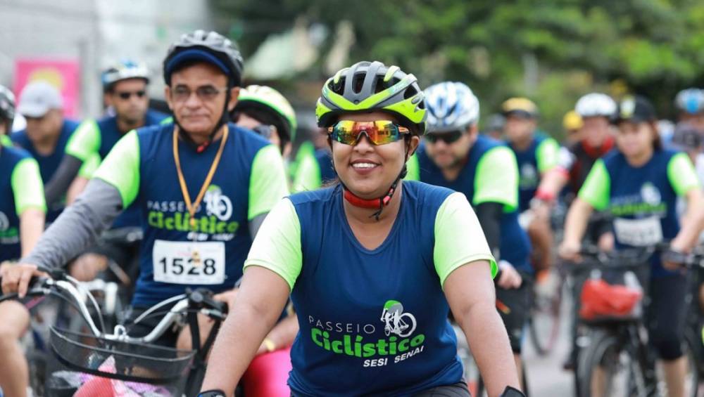 Passeio Ciclístico SESI-SENAI promove manhã de lazer e alegria no aniversário de Belém