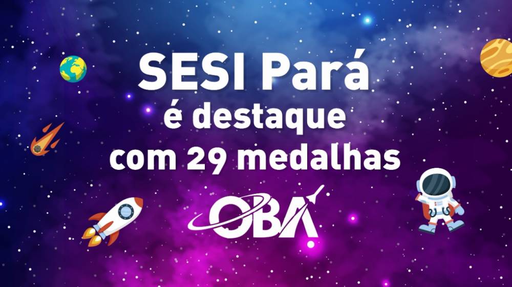 SESI Pará garante 29 medalhas em competição nacional